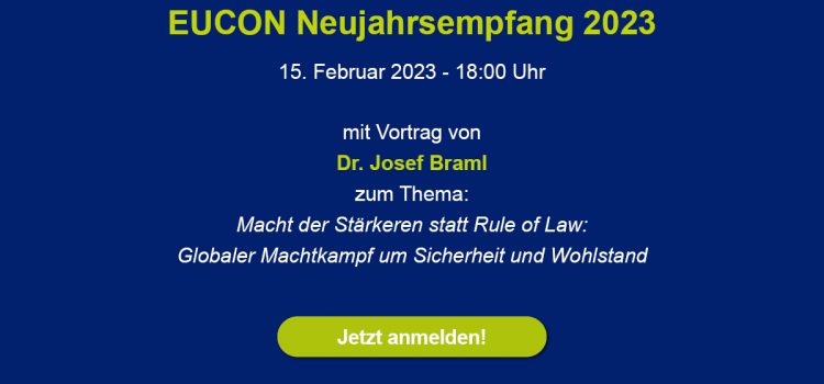 EUCON Neujahrsempfang – 15. Februar 2023